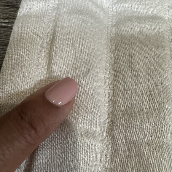 2 RESTORATION HARDWARE CHANNEL STITCHED LINEN QUILTED SHAMS In Sand - Picture 7 of 13